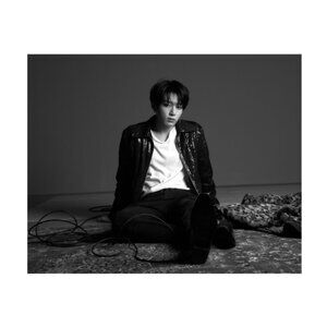 8x10 BTS Black & White Photo